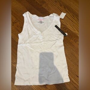 Suzette white tank top